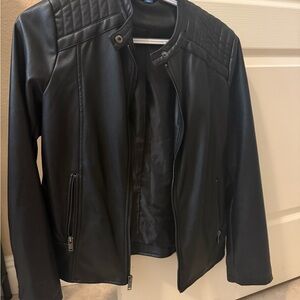 Black Women's Leather Jacket